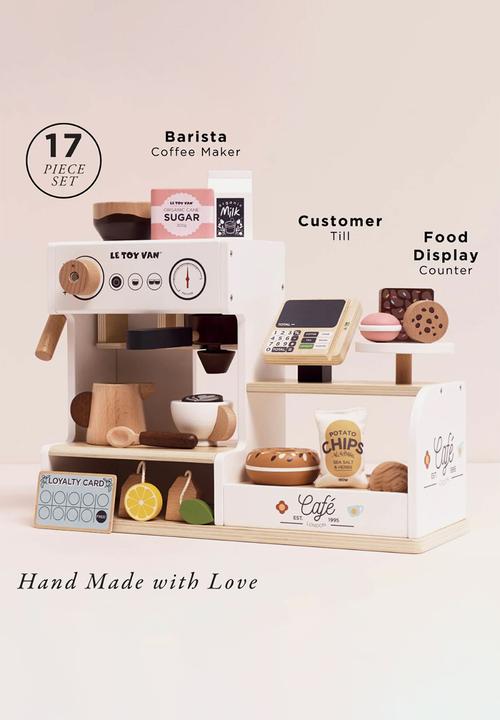 Le Toy Van - 18 Pcs Barista Cafe Shop Playset - multi
