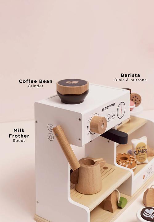Le Toy Van - 18 Pcs Barista Cafe Shop Playset - multi