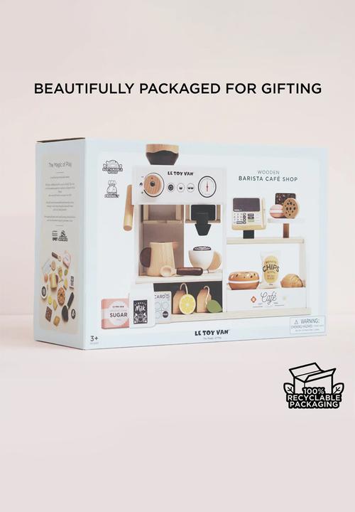 Le Toy Van - 18 Pcs Barista Cafe Shop Playset - multi