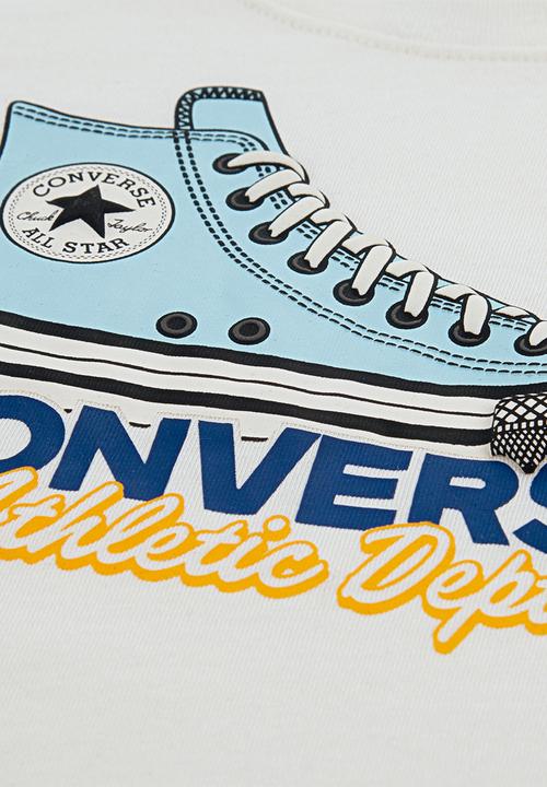 Converse - Cnvb Cnv Snkr Gfx Tee - Egret