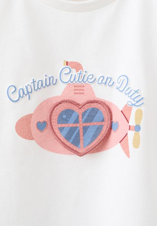 MANGO - T-Shirt Cutie - Natural