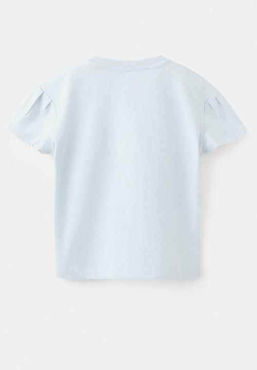 MANGO - T-Shirt Barco - Light/Pastel Blue