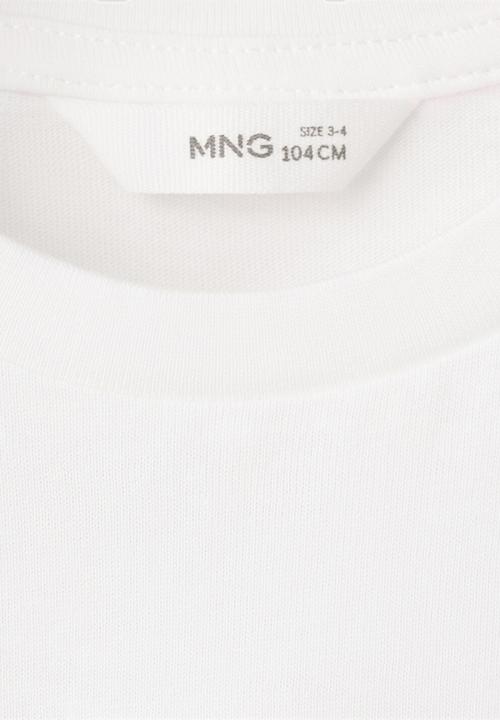 MANGO - T-Shirt Wavy - Natural
