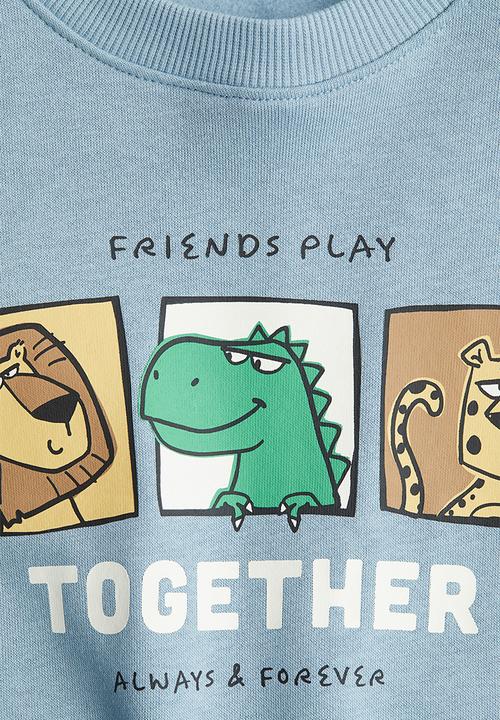 H&M - Sweatshirt - light blue/together