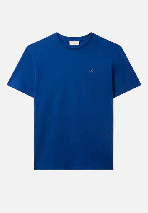 Calvin Klein - Ss Classic Monogram Tee - Chase Blue