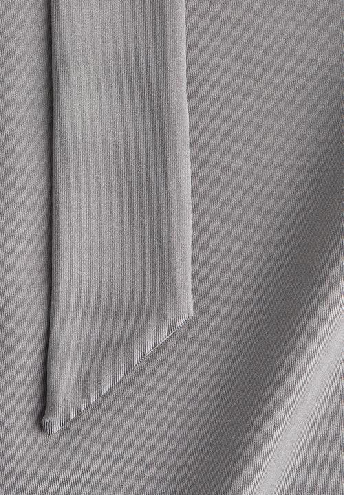 H&M - Scarf-detail top - grey