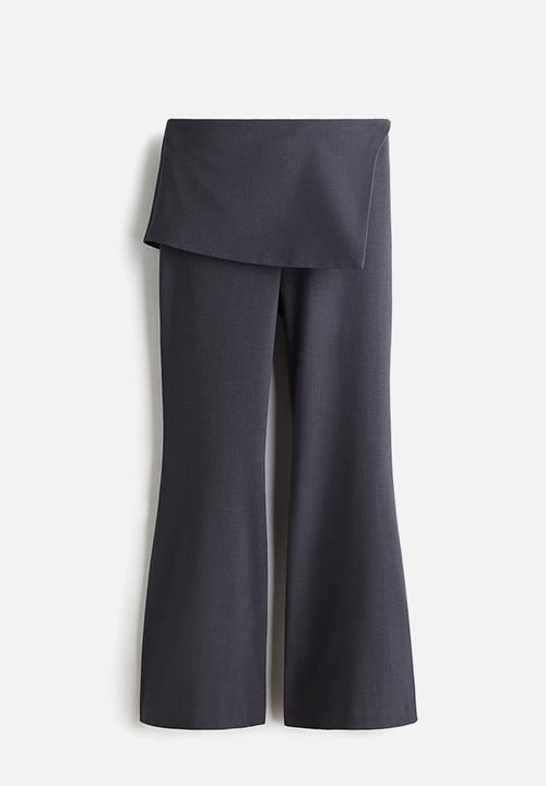 H&M - Skirt-layered trousers - dark grey