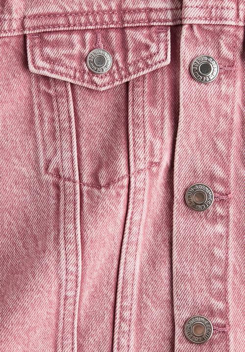 H&M - Denim jacket - dark dusty pink
