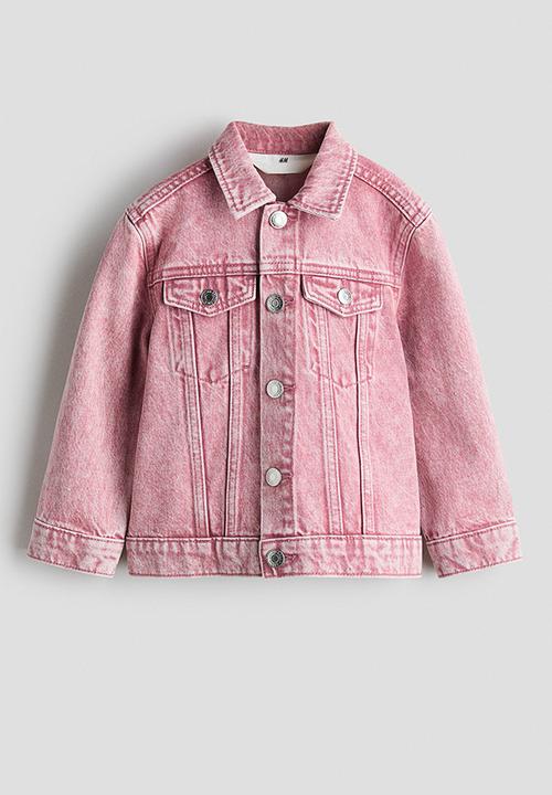 H&M - Denim jacket - dark dusty pink