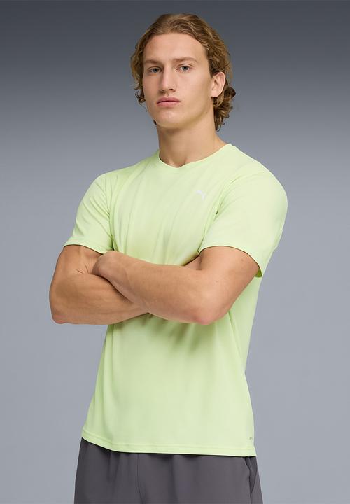 PUMA - TAD Essential Poly Texture Active Tee - Apple Spritz Yeloow