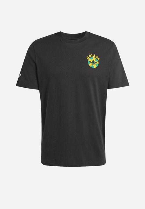 adidas Originals - Archive Football Graphic Tee Shirt - Black 