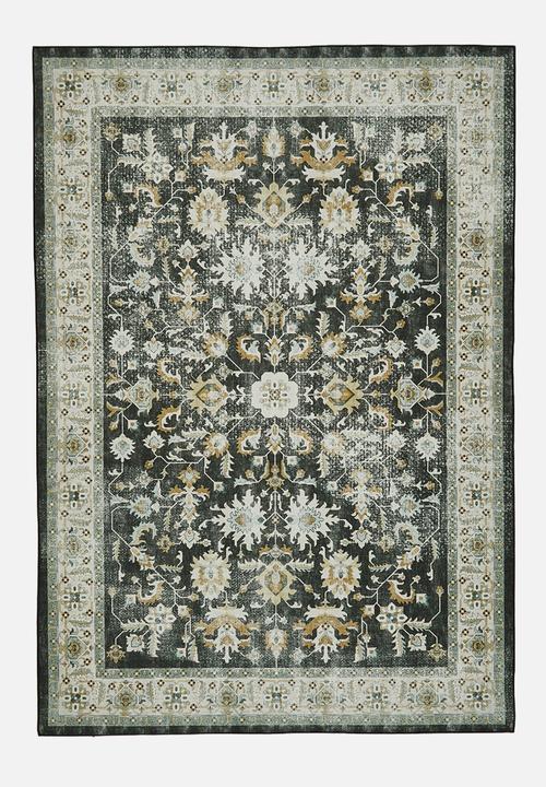 Brisbane  Isolde Floral Rug Green