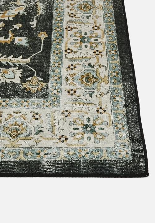 Sixth Floor - Brisbane  Isolde Floral Rug Green