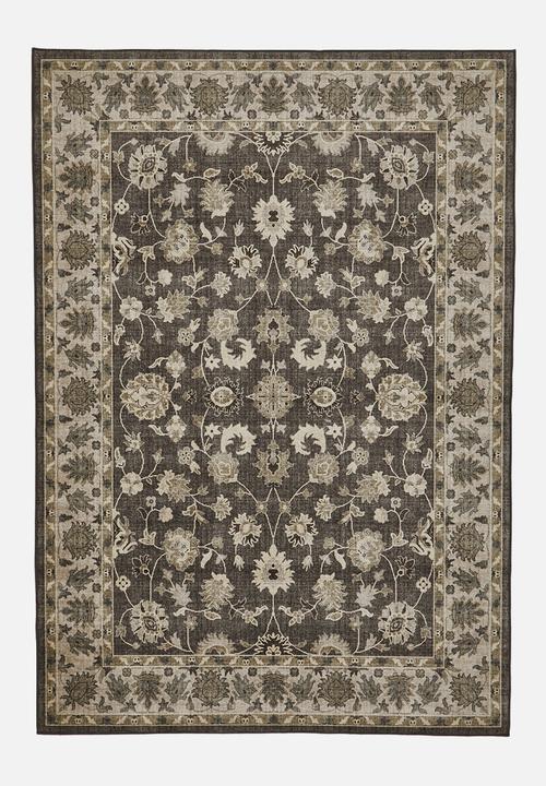 Brisbane  Avira Floral Rug Taupe