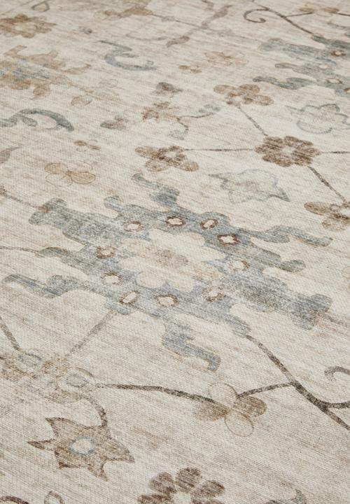 Sixth Floor - Brisbane  Thalia Floral Rug Natural