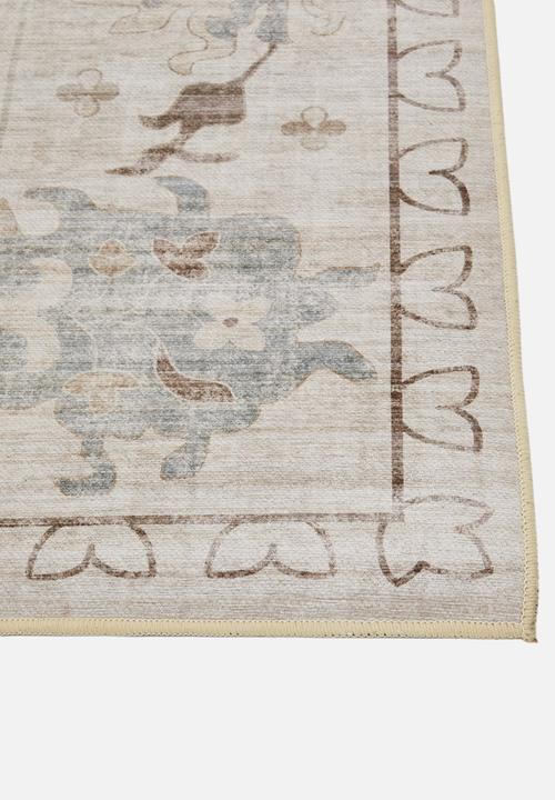 Sixth Floor - Brisbane  Thalia Floral Rug Natural