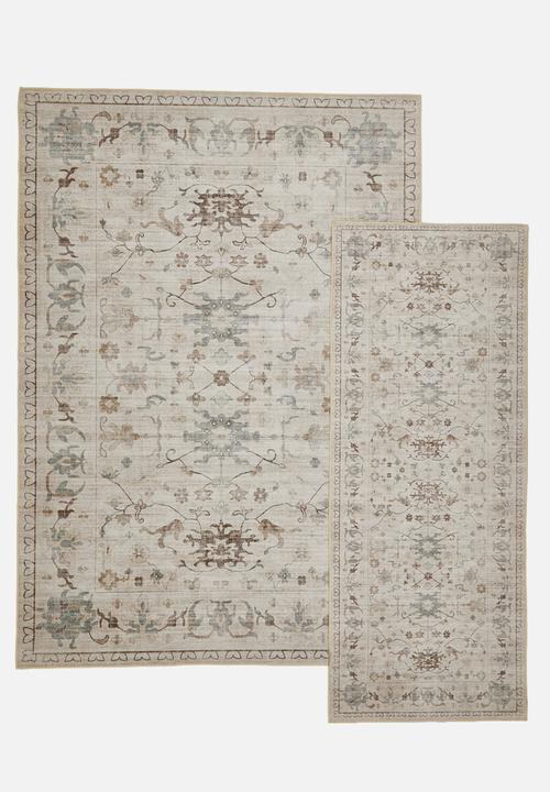 Sixth Floor - Brisbane  Thalia Floral Rug Natural