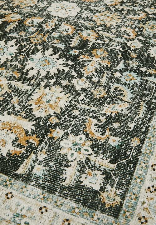 Sixth Floor - Brisbane  Isolde Floral Runner Green