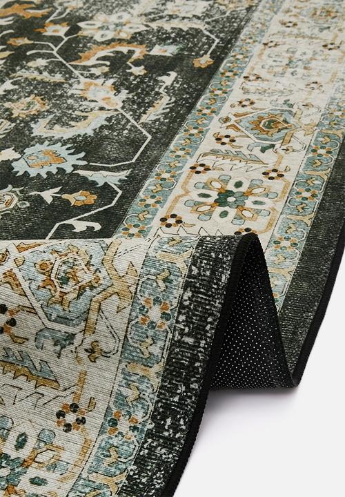 Sixth Floor - Brisbane  Isolde Floral Runner Green