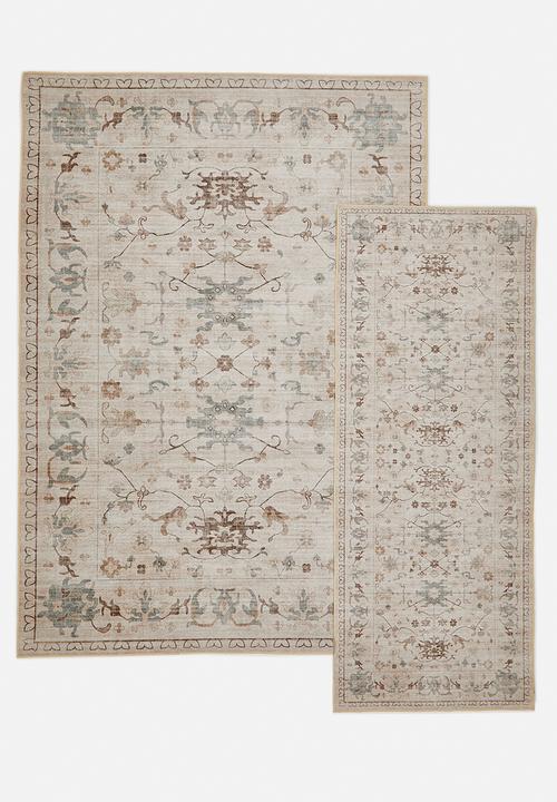 Sixth Floor - Brisbane  Thalia Floral Runner Natural