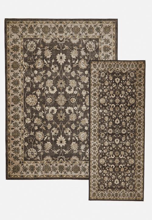 Sixth Floor - Brisbane  Avira Floral Runner Taupe