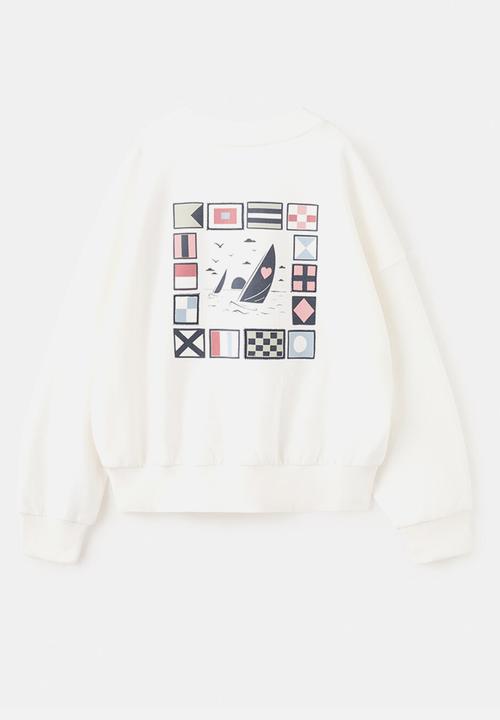 MANGO - Sweatshirt Sunset - Natural