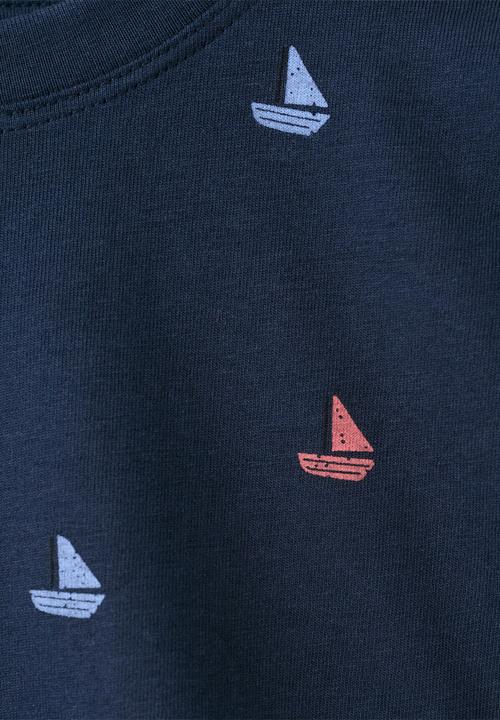 MANGO - T-Shirt Fboataop - Navy