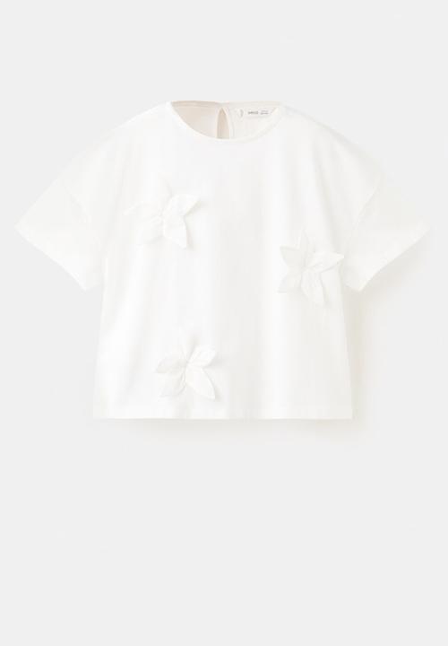 MANGO - T-Shirt TRESD - Natural