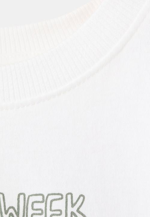 MANGO - T-Shirt MBEACH - White