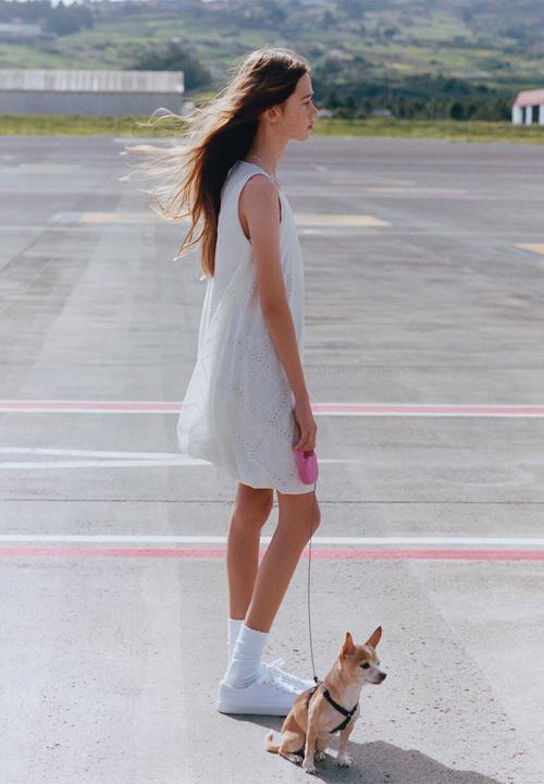 MANGO - Dress PATMOS - White