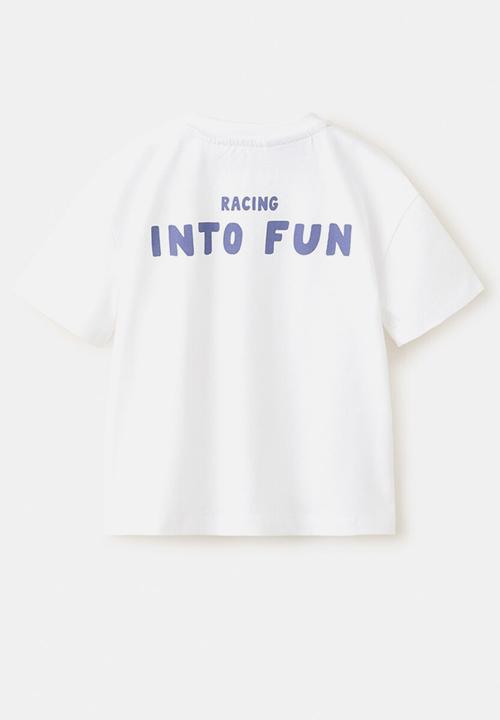 MANGO - T-Shirt CARS - White