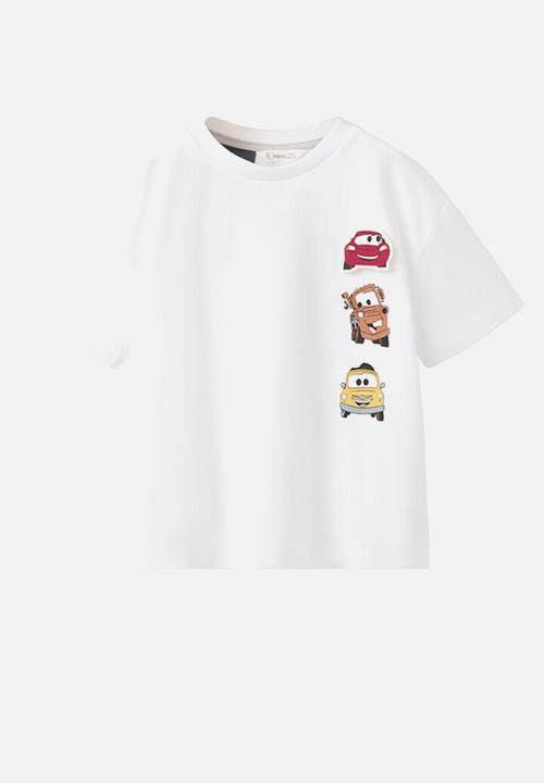 MANGO - T-Shirt CARS - White