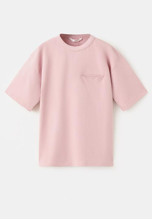 MANGO - T-Shirt BASICMC - Pink