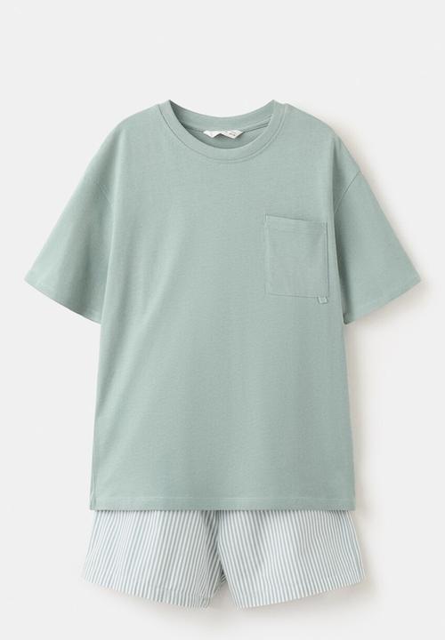 MANGO - Pyjama CLASSPI - Green