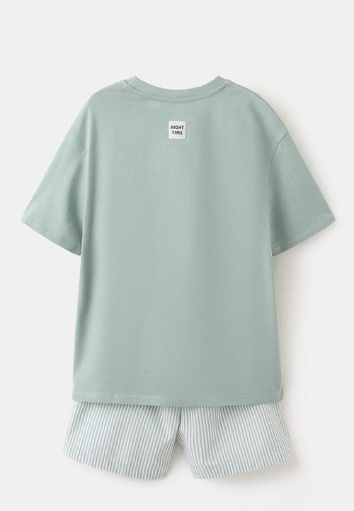 MANGO - Pyjama CLASSPI - Green