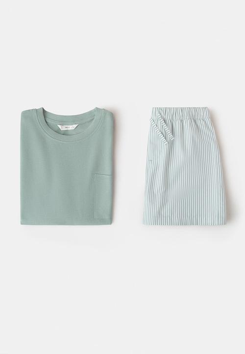 MANGO - Pyjama CLASSPI - Green