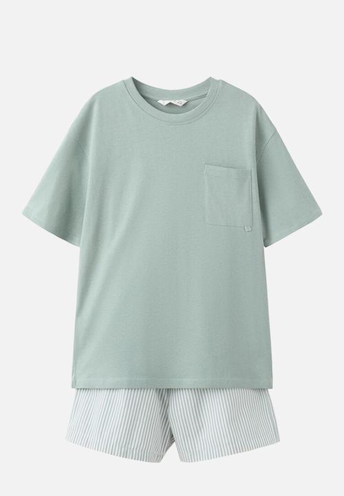 MANGO - Pyjama CLASSPI - Green