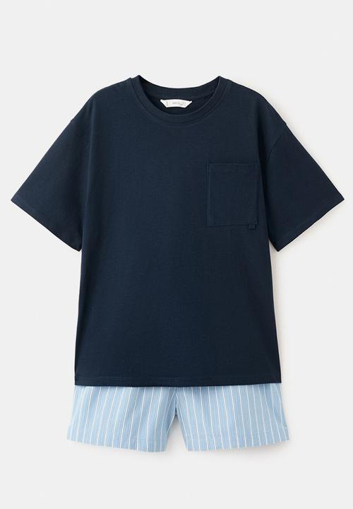 MANGO - Pyjama CLASSPI - Navy