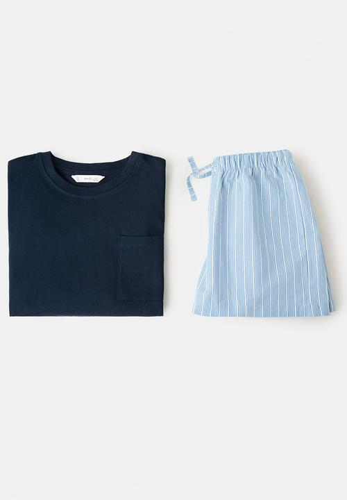 MANGO - Pyjama CLASSPI - Navy