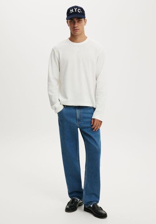 Cotton On - Loose Straight Jean - Escape Blue