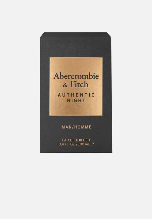 Abercrombie and Fitch - Abercrombie & Fitch Authentic Night Men Edt - 100ml