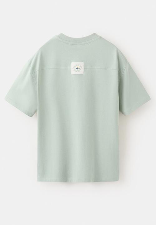 MANGO - T-Shirt MRESORT - Turquoise / Aqua