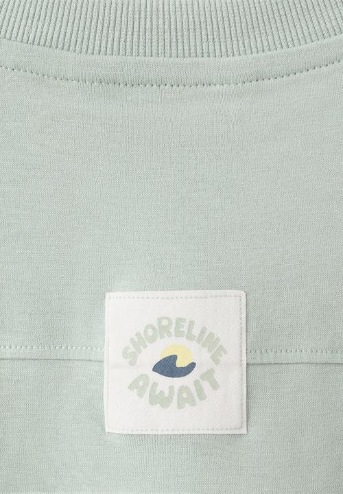 MANGO - T-Shirt MRESORT - Turquoise / Aqua