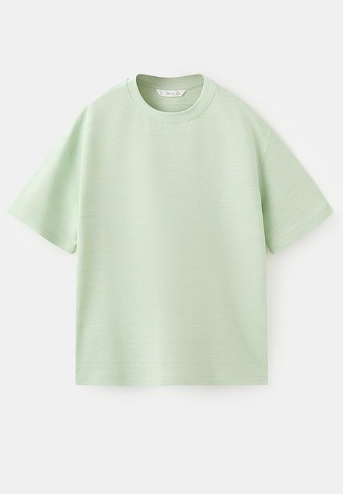 MANGO - T-Shirt MJACK - Turquoise / Aqua