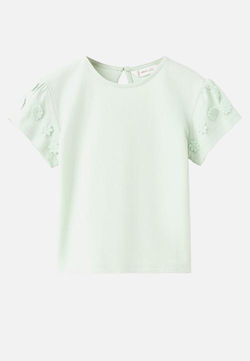 MANGO - T-Shirt PACHI - Turquoise / Aqua