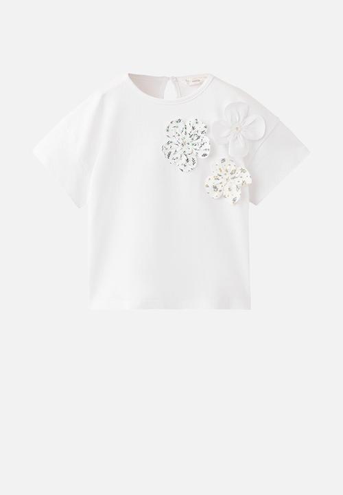MANGO - T-Shirt LUXE - Natural