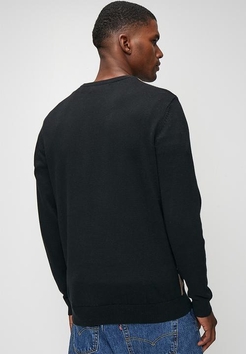 Pringle of Scotland - Paul Argyle Crew Knitwear - Black