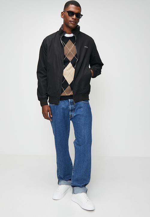Larry Reversible Bomber Jacket - Black/Grey