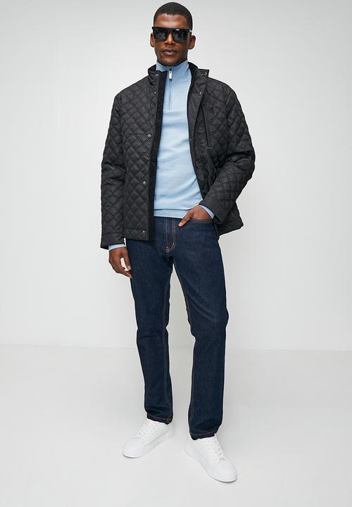 Pringle of Scotland - Ernie 1/4 Zip Merino Knitwear - Light Blue