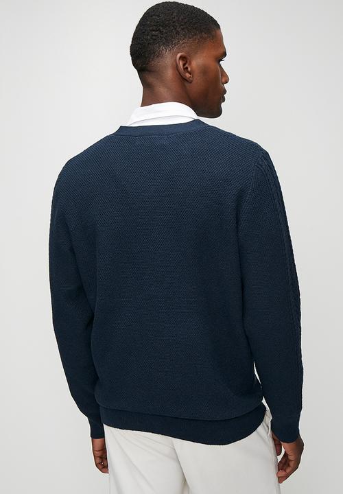 Pringle of Scotland - Steven Cable Cardigan - Navy